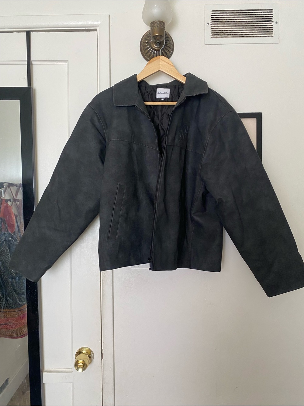 Boutique vegan leather jacket